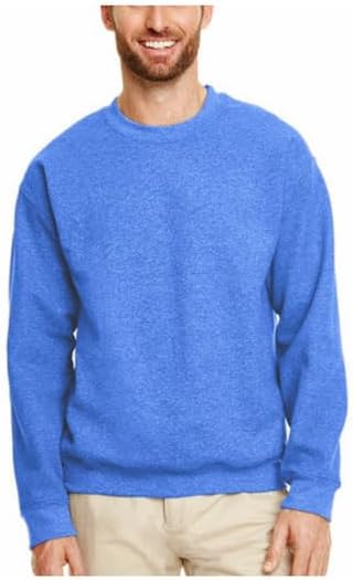 Gildan Ultra Blend 50/50 Cotton/Poly Sweatshirt - Forest Green Heather Deep Royal