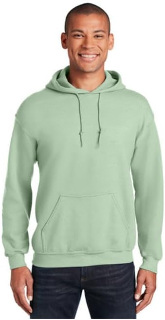 Gildan Adult Fleece Hoodie Sweatshirt, Style G18500, Multipack Mint Green (1-pack)